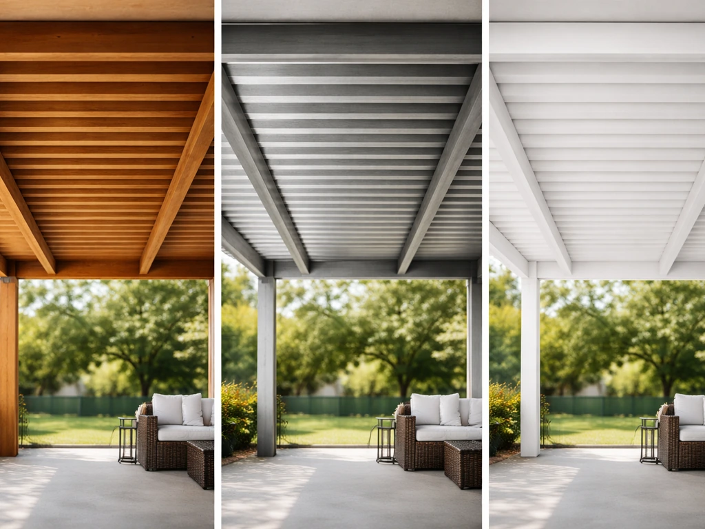 Best Material for Patio Covers: Wood, Aluminum, Vinyl